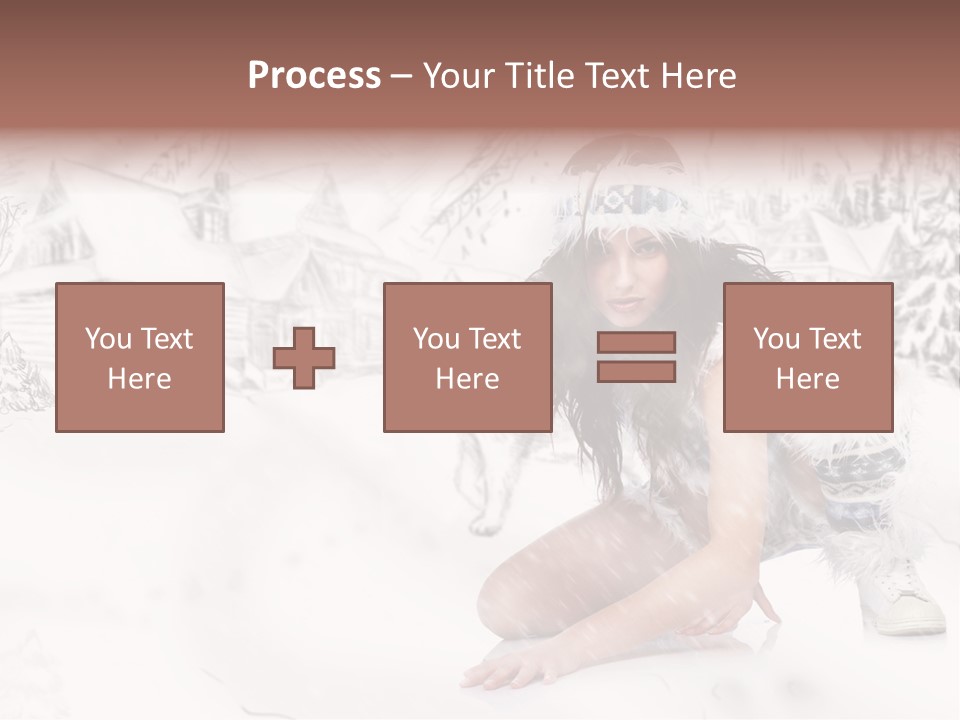 Beautiful Indian Happy PowerPoint Template