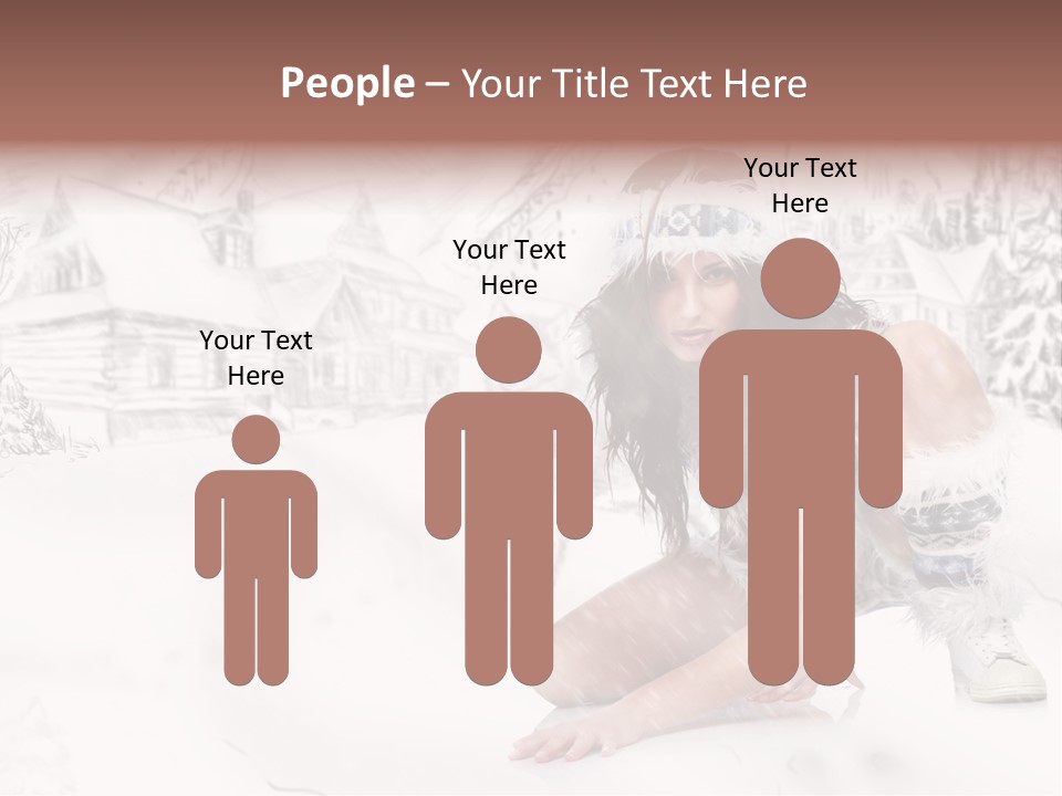 Beautiful Indian Happy PowerPoint Template