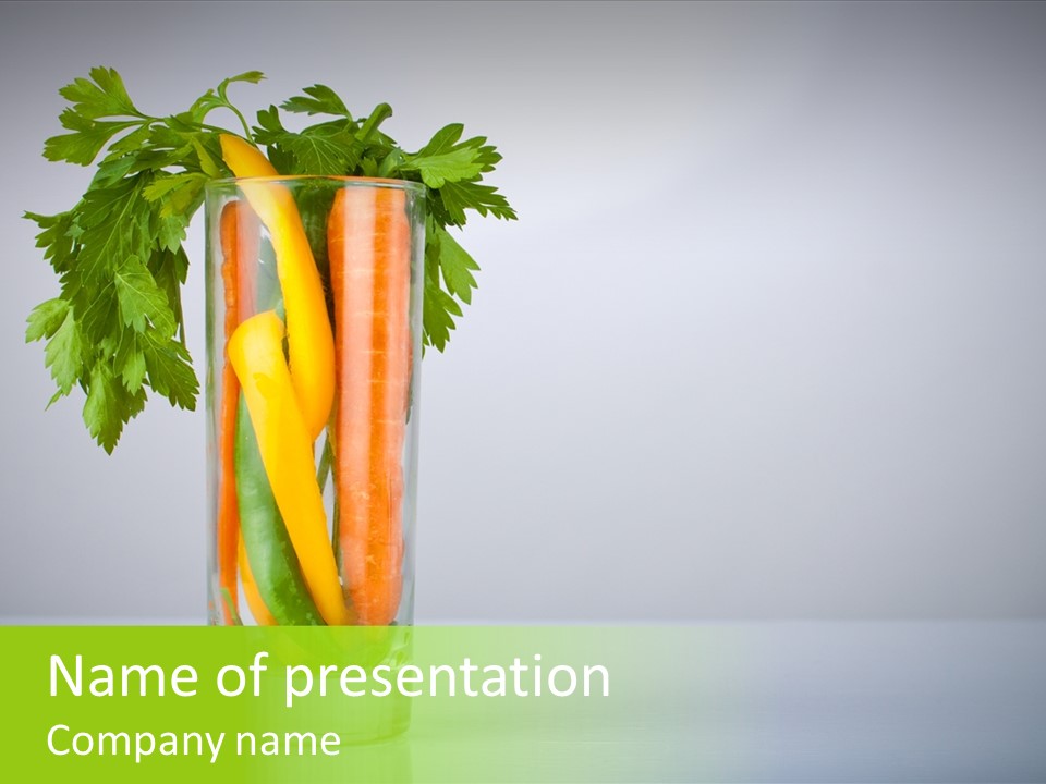 Dieting Snack Freshness PowerPoint Template