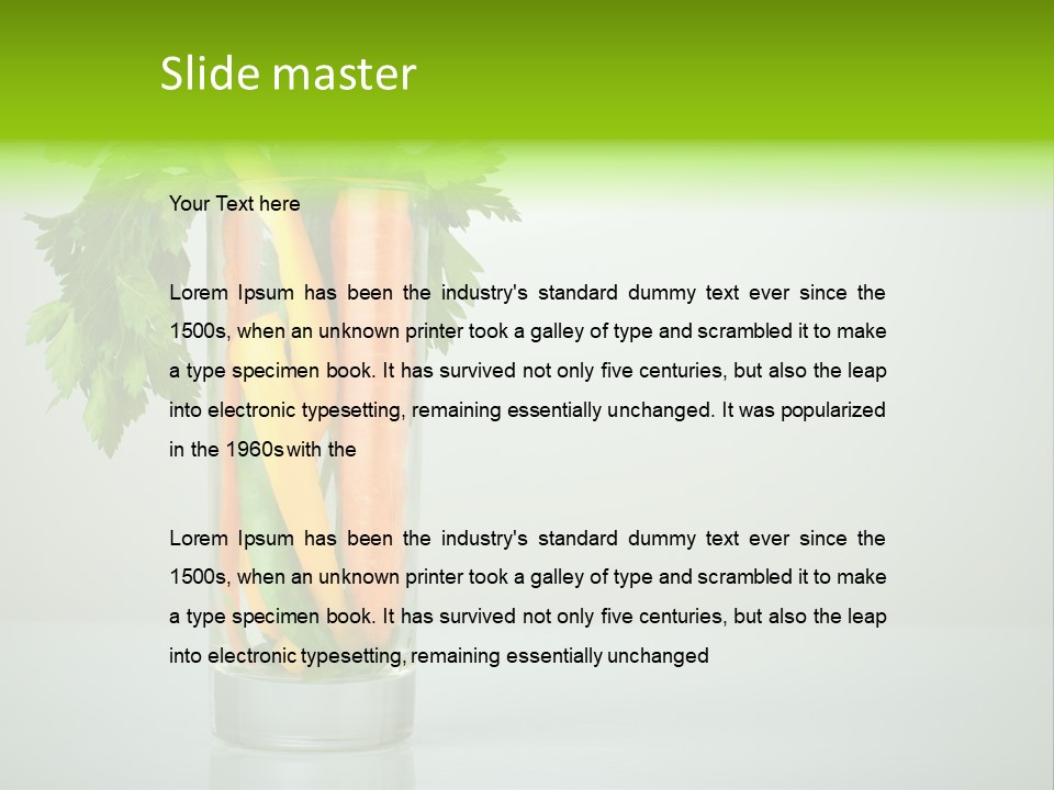 Dieting Snack Freshness PowerPoint Template