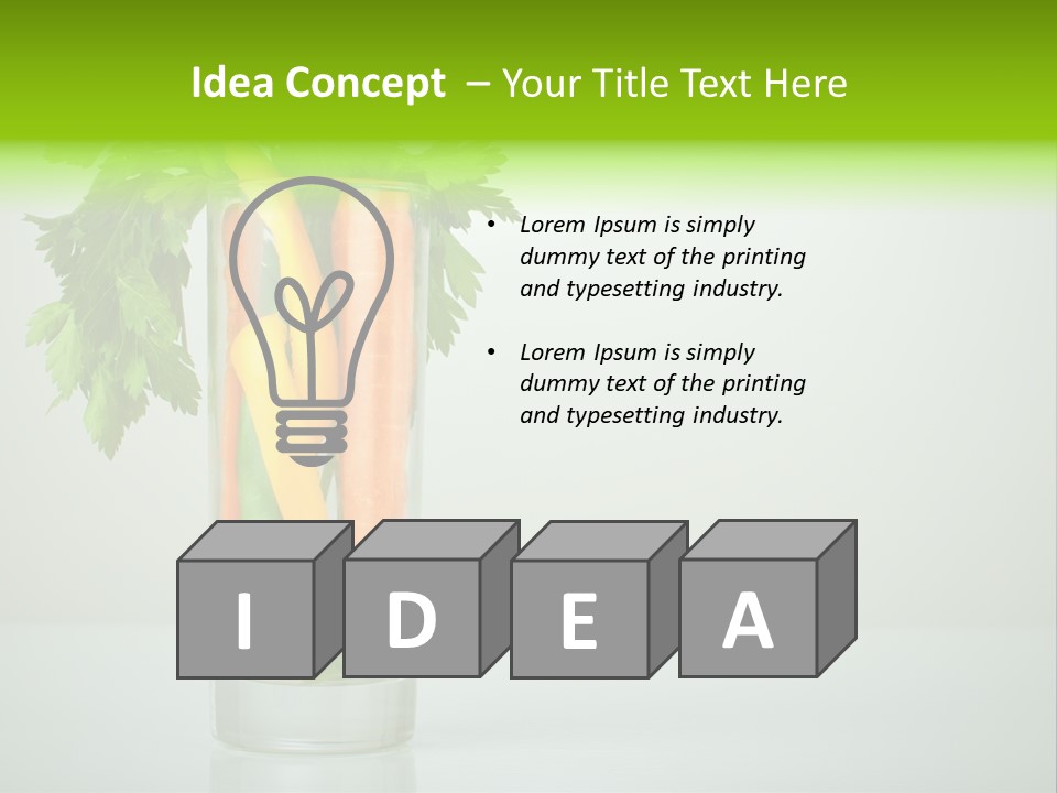 Dieting Snack Freshness PowerPoint Template