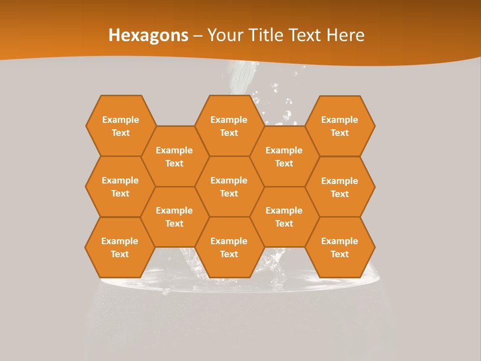 Aquarium Splashing Liquid PowerPoint Template