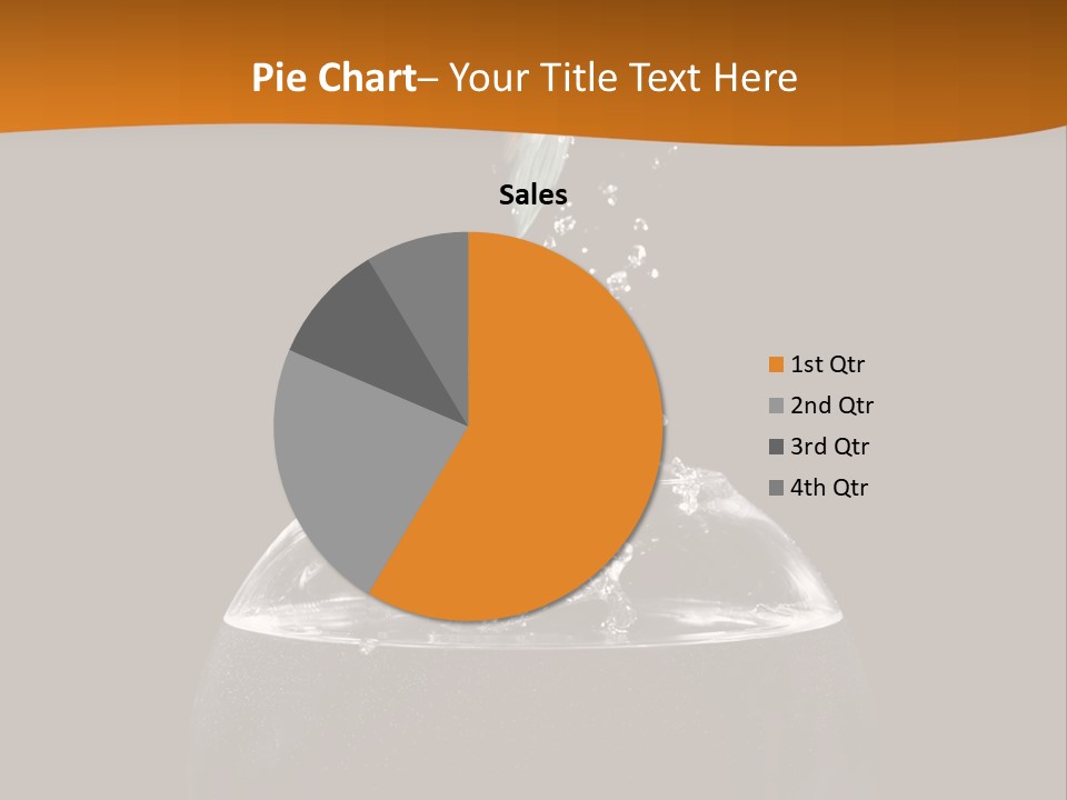 Aquarium Splashing Liquid PowerPoint Template