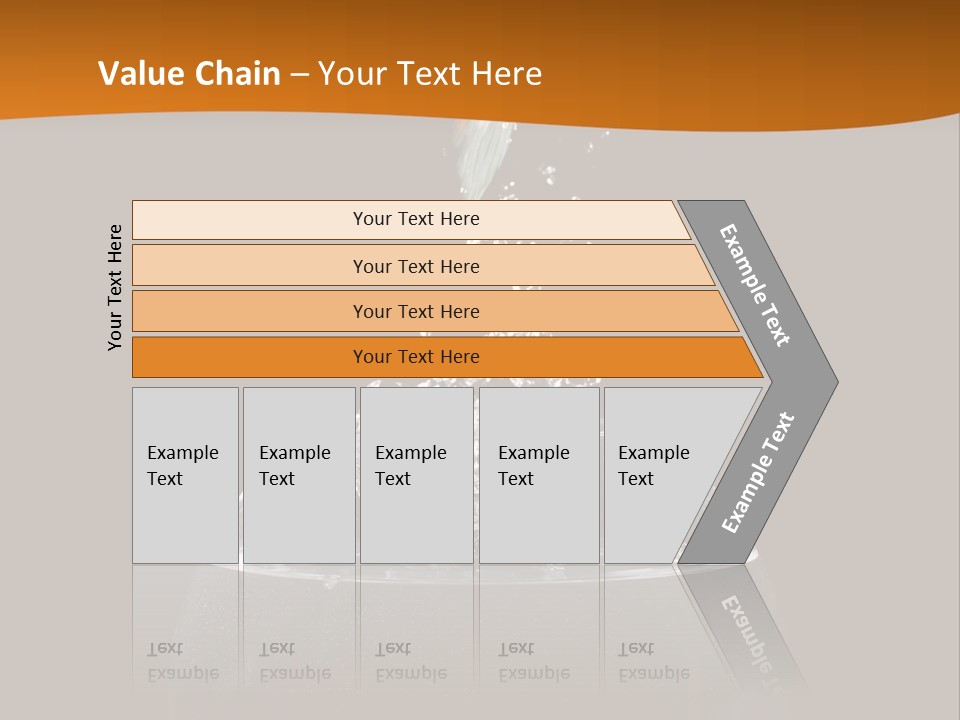 Aquarium Splashing Liquid PowerPoint Template