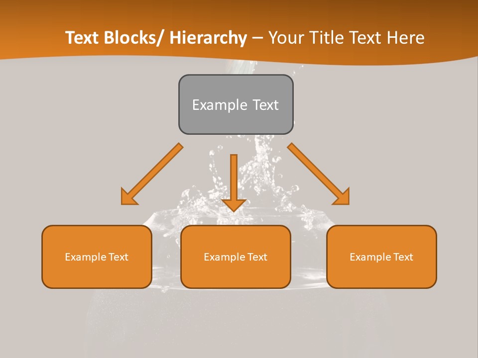 Aquarium Splashing Liquid PowerPoint Template