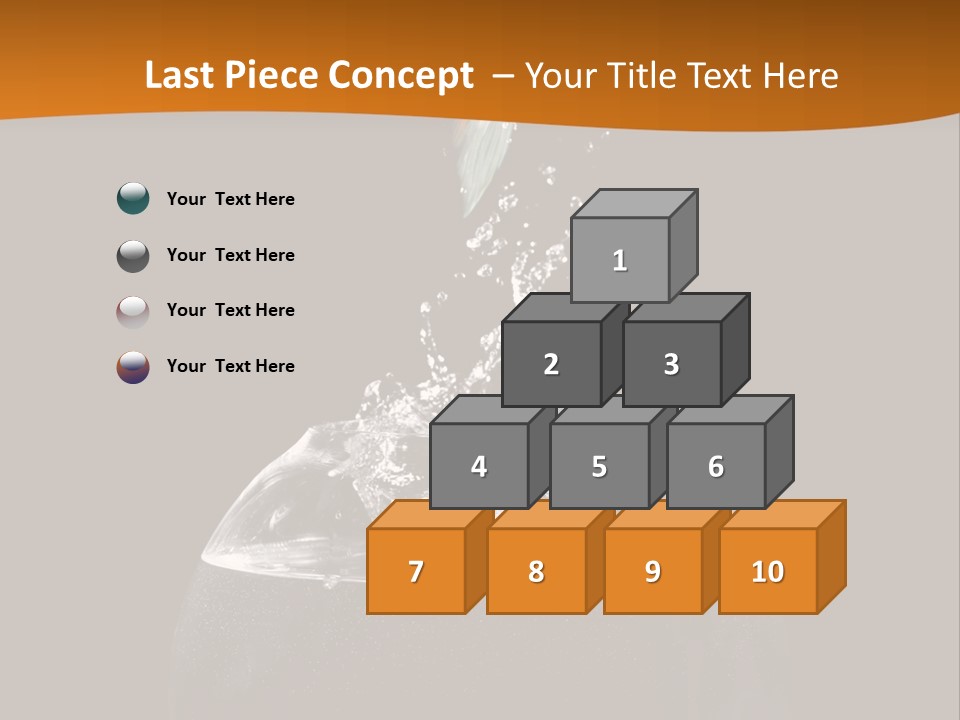 Aquarium Splashing Liquid PowerPoint Template