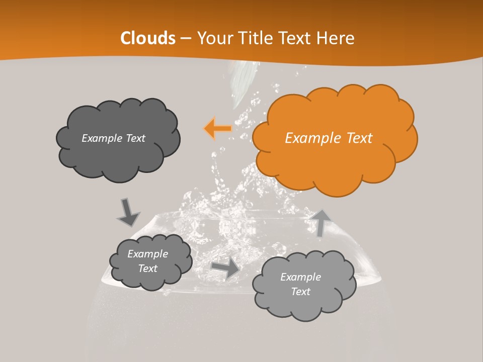 Aquarium Splashing Liquid PowerPoint Template