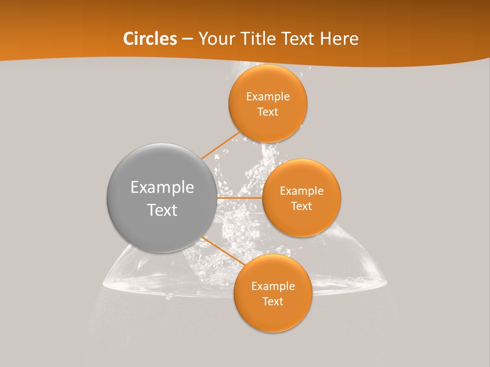 Aquarium Splashing Liquid PowerPoint Template