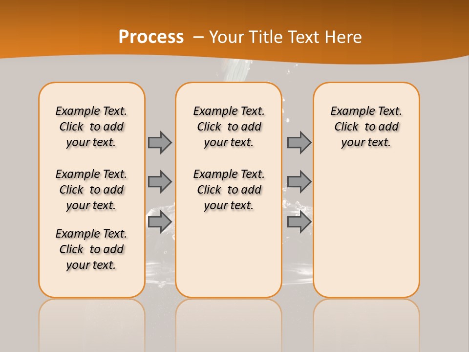 Aquarium Splashing Liquid PowerPoint Template