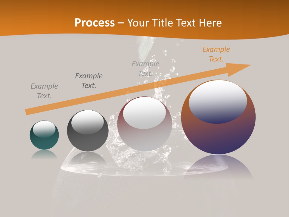 Aquarium Splashing Liquid PowerPoint Template