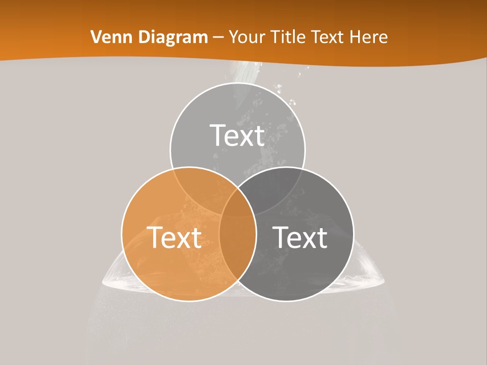 Aquarium Splashing Liquid PowerPoint Template