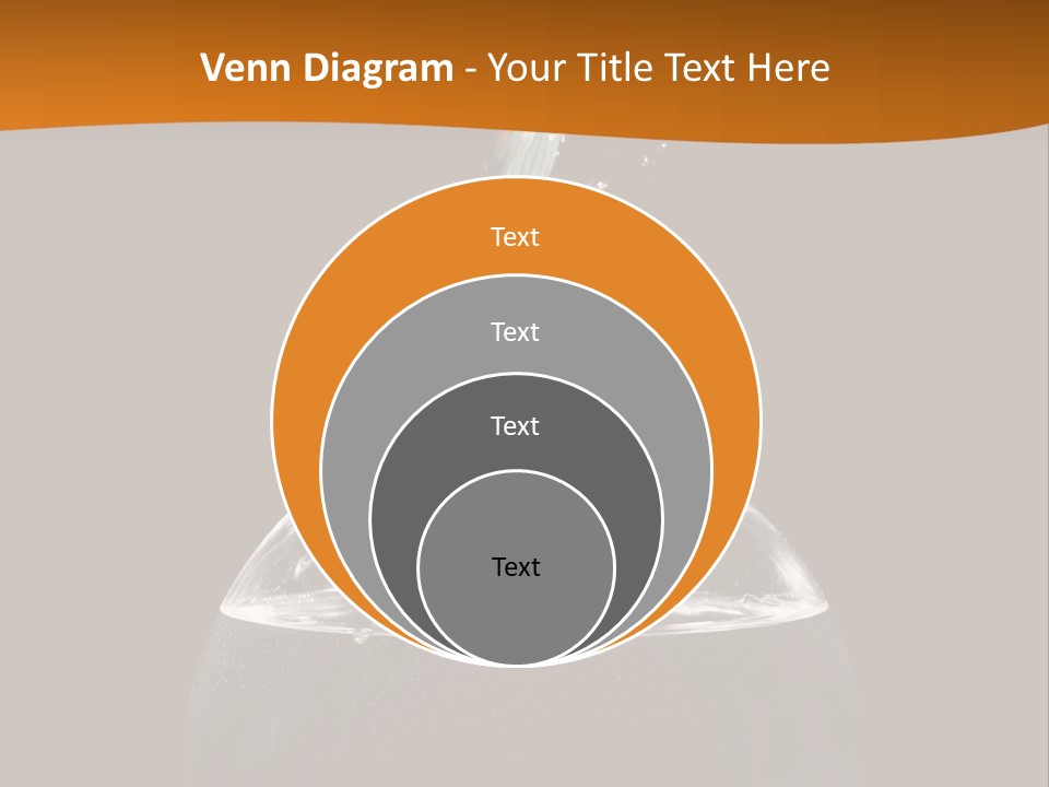 Aquarium Splashing Liquid PowerPoint Template