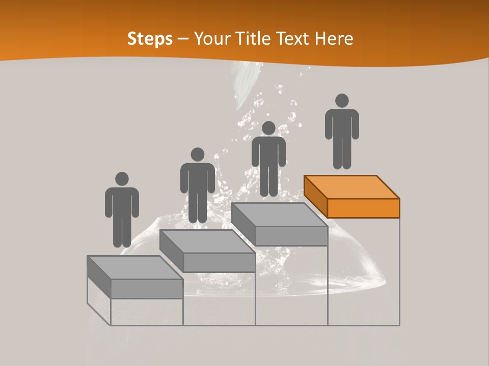 Aquarium Splashing Liquid PowerPoint Template