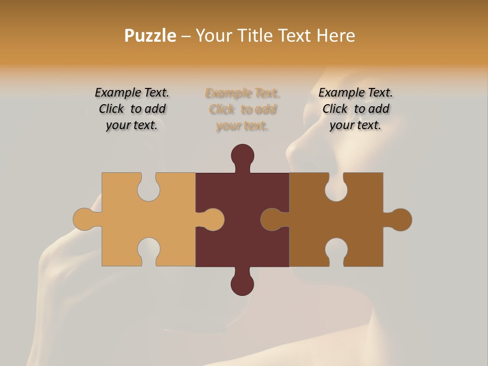 Young Coffee Satisfaction PowerPoint Template