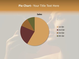 Young Coffee Satisfaction PowerPoint Template