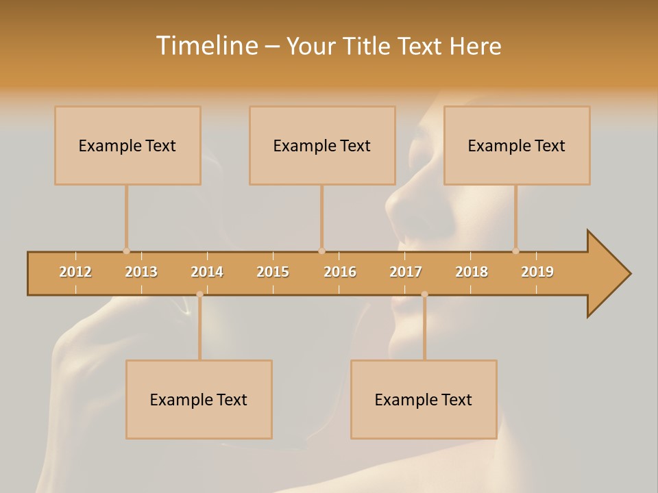 Young Coffee Satisfaction PowerPoint Template