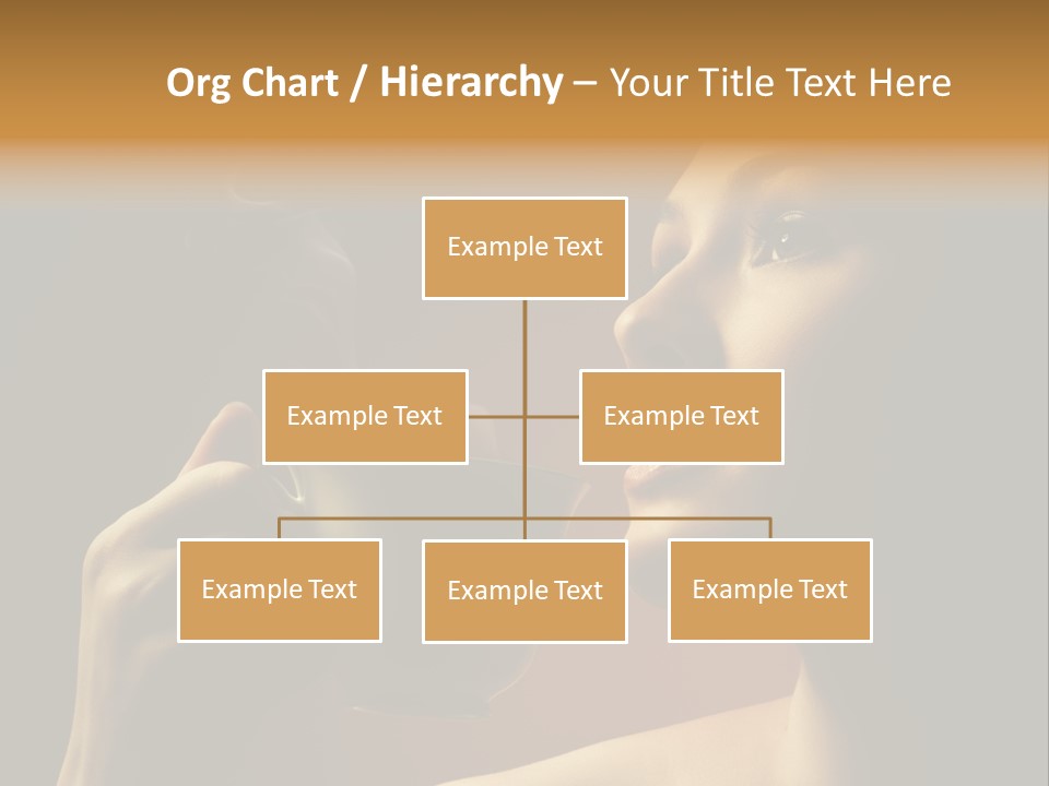 Young Coffee Satisfaction PowerPoint Template