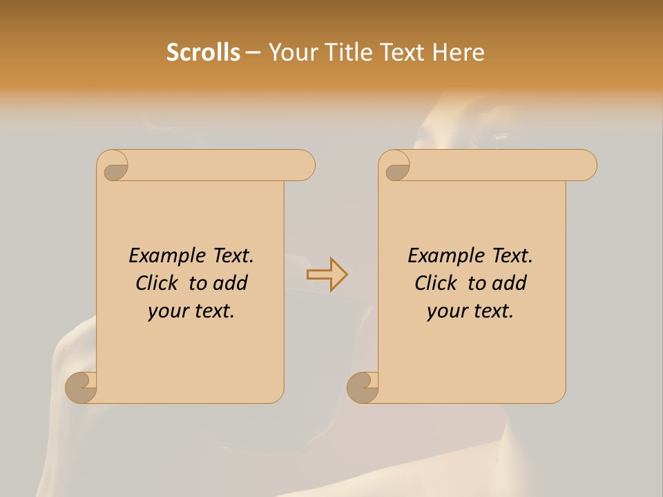 Young Coffee Satisfaction PowerPoint Template
