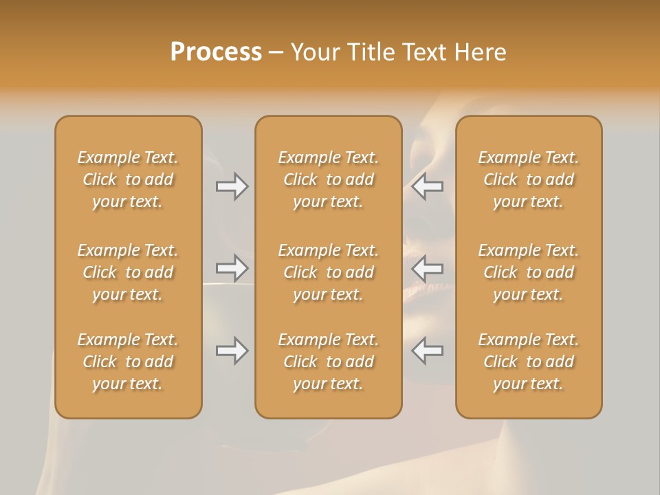 Young Coffee Satisfaction PowerPoint Template