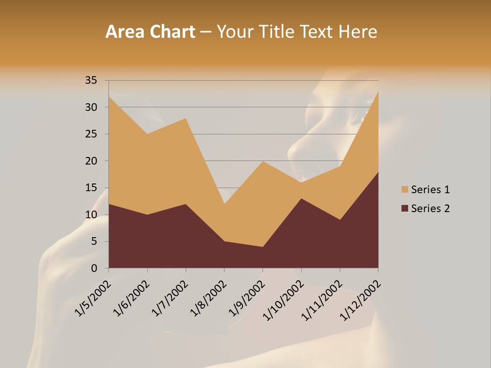 Young Coffee Satisfaction PowerPoint Template