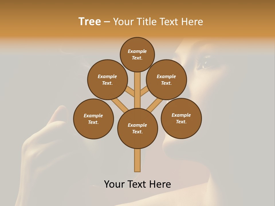 Young Coffee Satisfaction PowerPoint Template