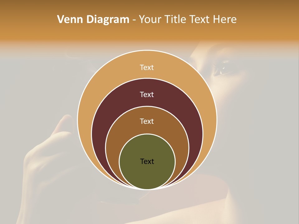 Young Coffee Satisfaction PowerPoint Template