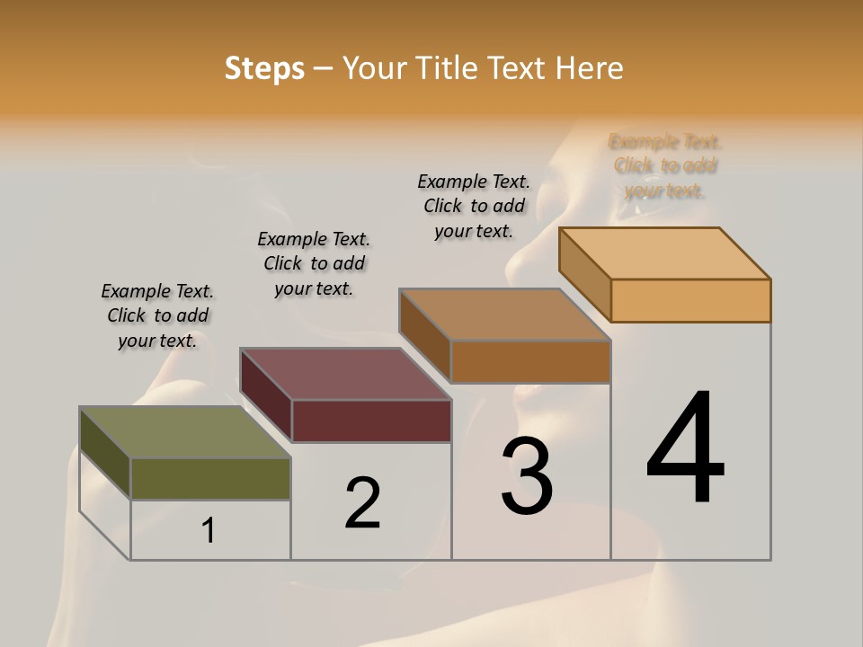 Young Coffee Satisfaction PowerPoint Template