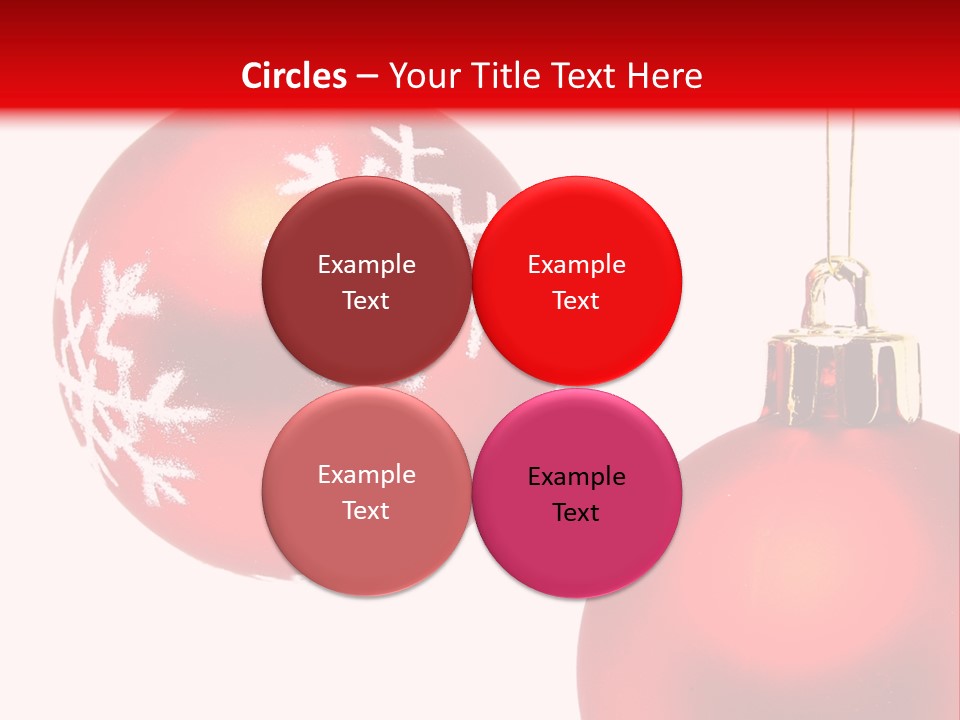 Celebration Celebrating Ornament PowerPoint Template