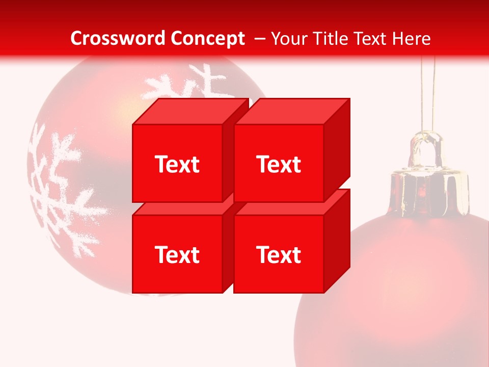 Celebration Celebrating Ornament PowerPoint Template