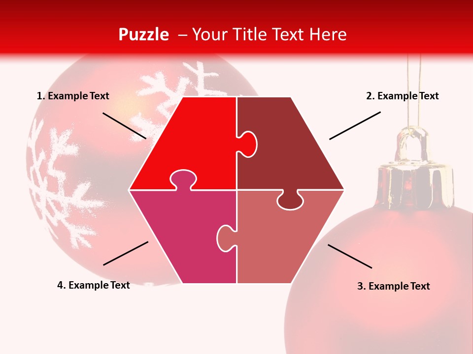 Celebration Celebrating Ornament PowerPoint Template