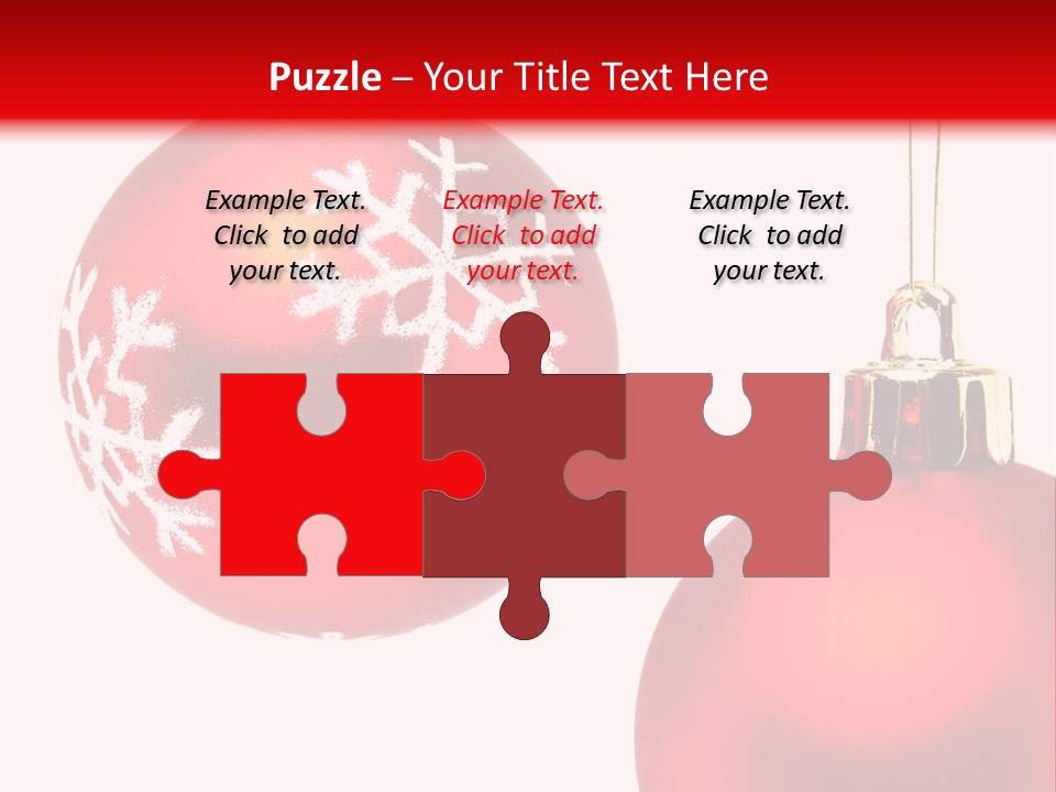 Celebration Celebrating Ornament PowerPoint Template