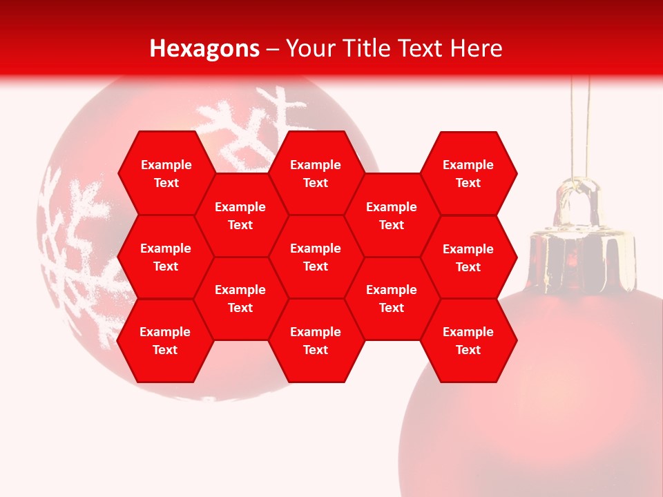 Celebration Celebrating Ornament PowerPoint Template