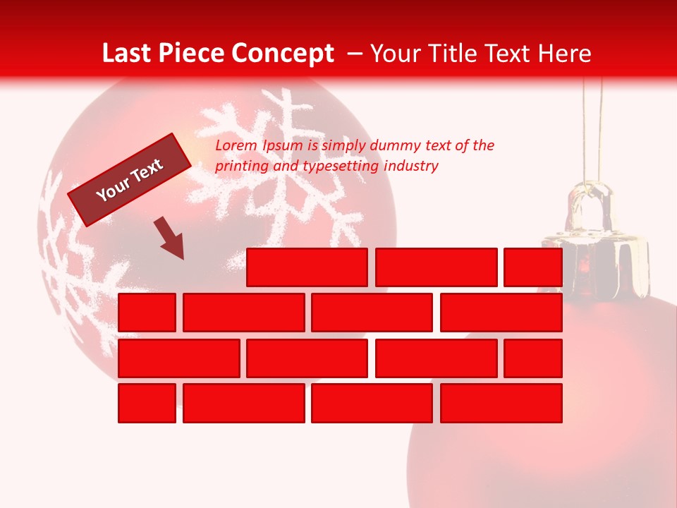 Celebration Celebrating Ornament PowerPoint Template