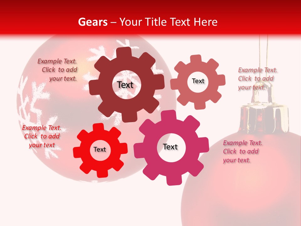 Celebration Celebrating Ornament PowerPoint Template