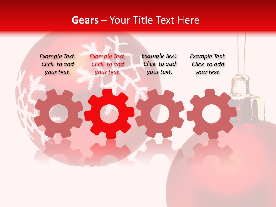 Celebration Celebrating Ornament PowerPoint Template