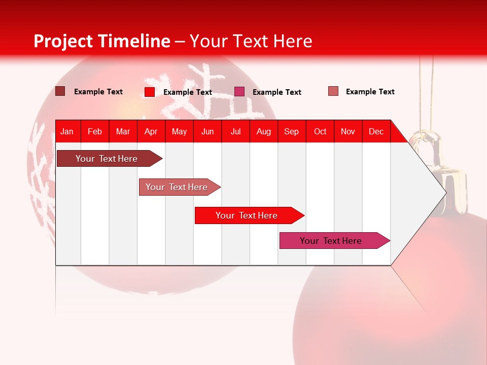 Celebration Celebrating Ornament PowerPoint Template