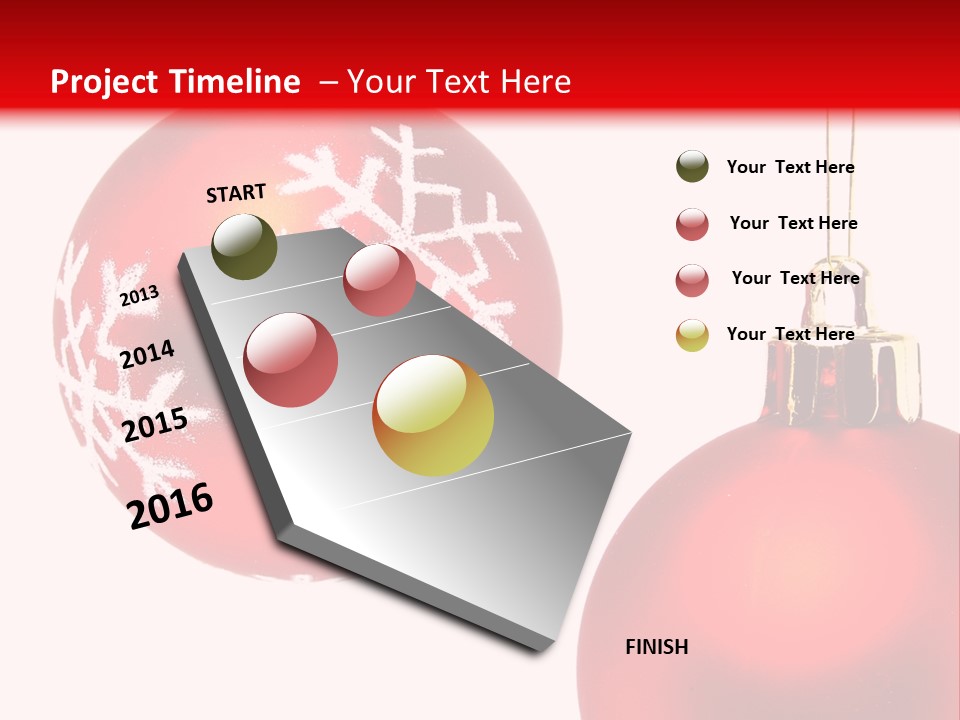 Celebration Celebrating Ornament PowerPoint Template