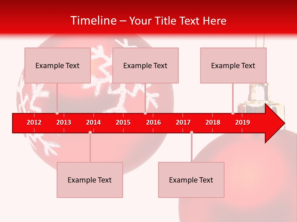 Celebration Celebrating Ornament PowerPoint Template