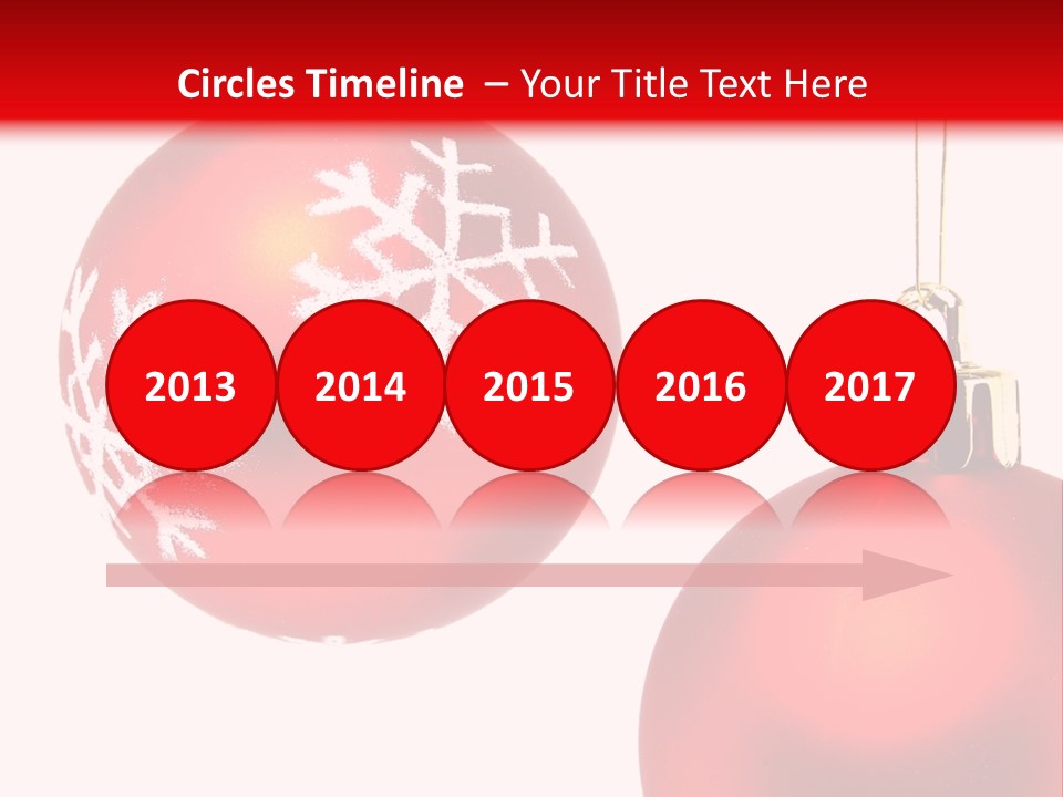 Celebration Celebrating Ornament PowerPoint Template