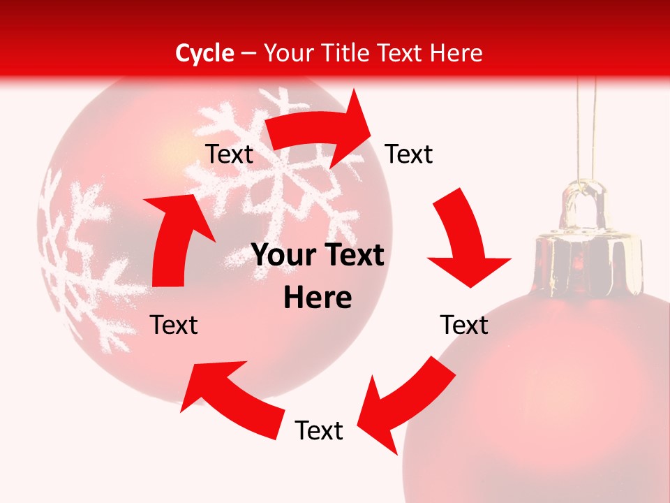 Celebration Celebrating Ornament PowerPoint Template
