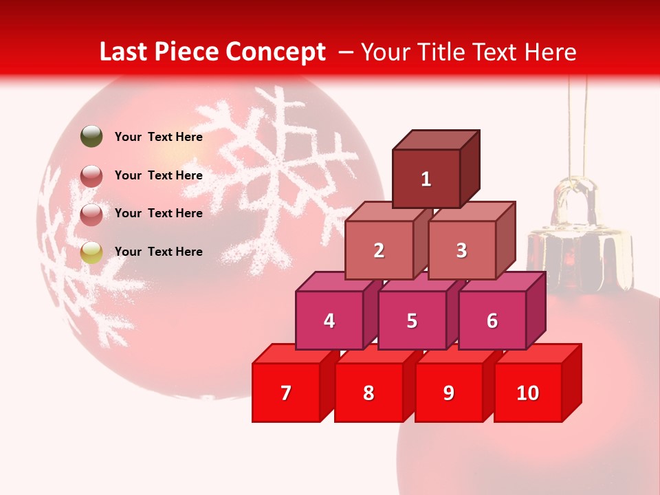 Celebration Celebrating Ornament PowerPoint Template