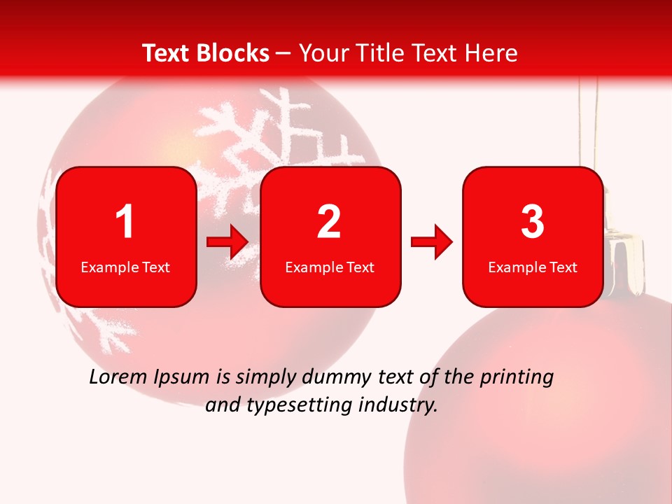 Celebration Celebrating Ornament PowerPoint Template