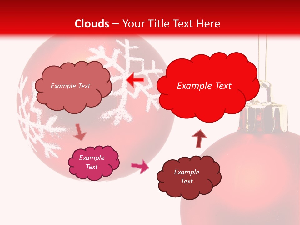 Celebration Celebrating Ornament PowerPoint Template