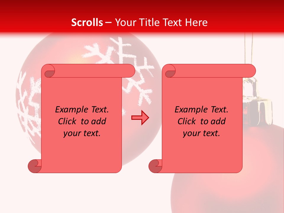 Celebration Celebrating Ornament PowerPoint Template