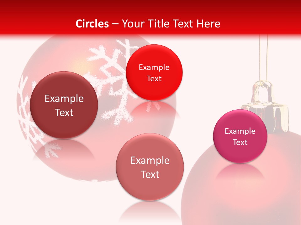 Celebration Celebrating Ornament PowerPoint Template