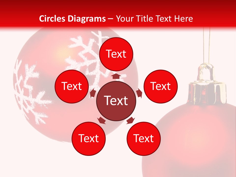 Celebration Celebrating Ornament PowerPoint Template