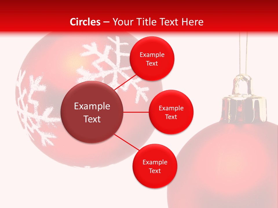 Celebration Celebrating Ornament PowerPoint Template