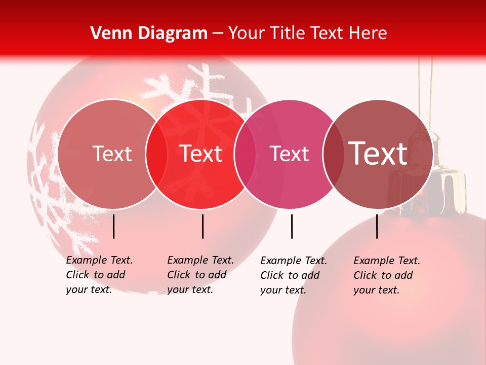 Celebration Celebrating Ornament PowerPoint Template