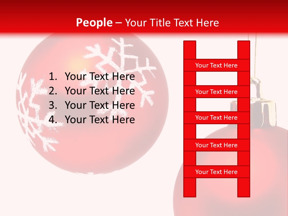 Celebration Celebrating Ornament PowerPoint Template