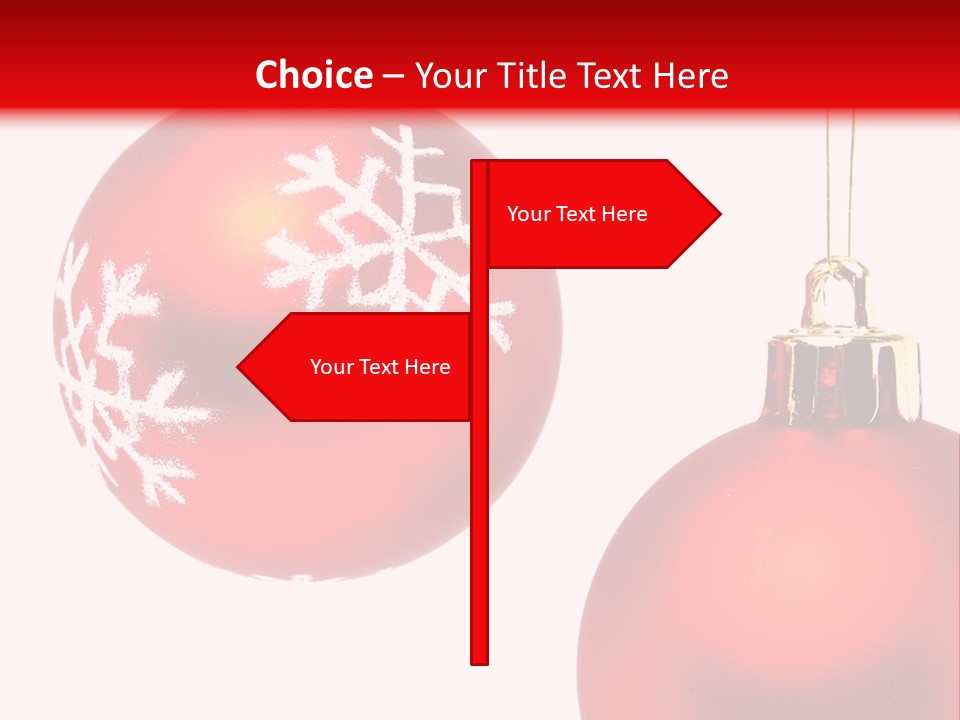 Celebration Celebrating Ornament PowerPoint Template